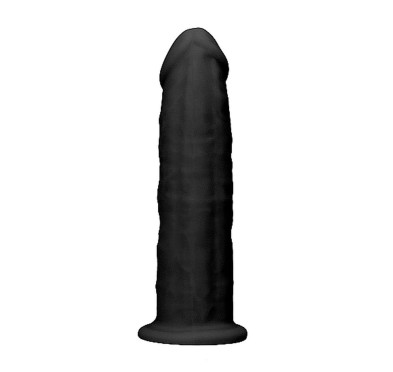 Zagięte silikonowe dildo mocna przyssawka 15 cm